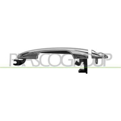 FT0408006_1.JPG Maniglia Esterna Anteriore Sinistra Cromata Per Fiat 500 L Dal 2012 Al 2017