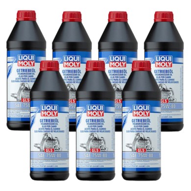 3658_LIQUI-MOLY.jpg LIQUI MOLY 3658 KIT PROMO 7 LITRI OLIO SPECIFICO PER CAMBIO MANUALE O AUTOMATICO 75W80 AD ALTE PRESTAZIONI