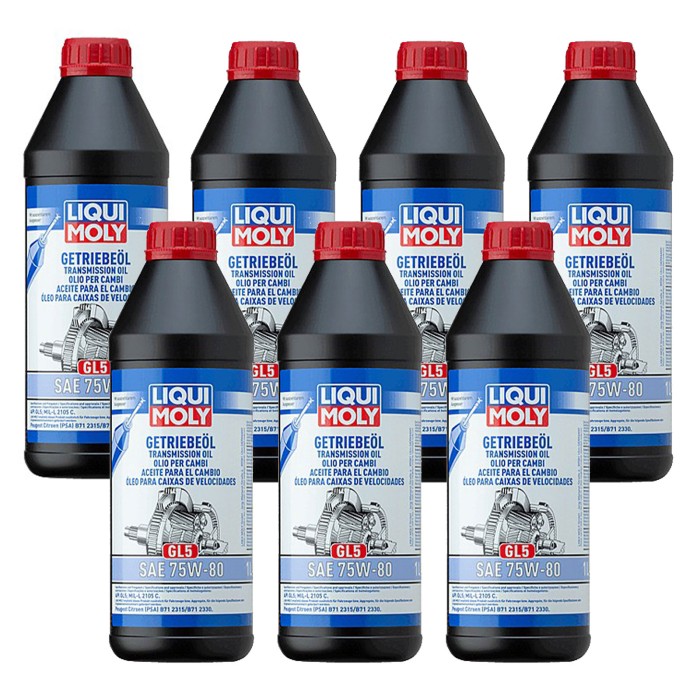 3658_LIQUI-MOLY.jpg LIQUI MOLY 3658 KIT PROMO 7 LITRI OLIO SPECIFICO PER CAMBIO MANUALE O AUTOMATICO 75W80 AD ALTE PRESTAZIONI