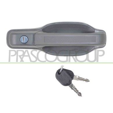 FT9258102_2.JPG Maniglia Esterna Anteriore Sinistra Grigia Per Iveco Turbodaily Dal 1990 Al 2000