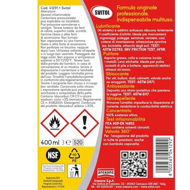 Arexons Svitol Lubrificante Multifunzione 3x500ml 4274 Liquido Professionale