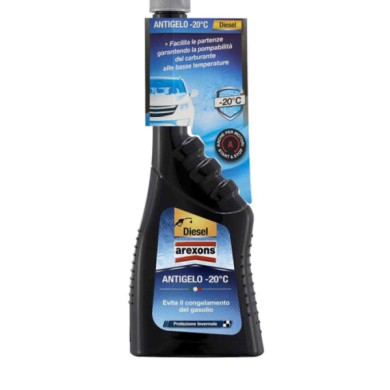 9650_5PEZZI.jpg Arexons Antigelo Fino A - 20°c 9650 5 Pezzi X 250ml Additivo Per Carburante Diesel