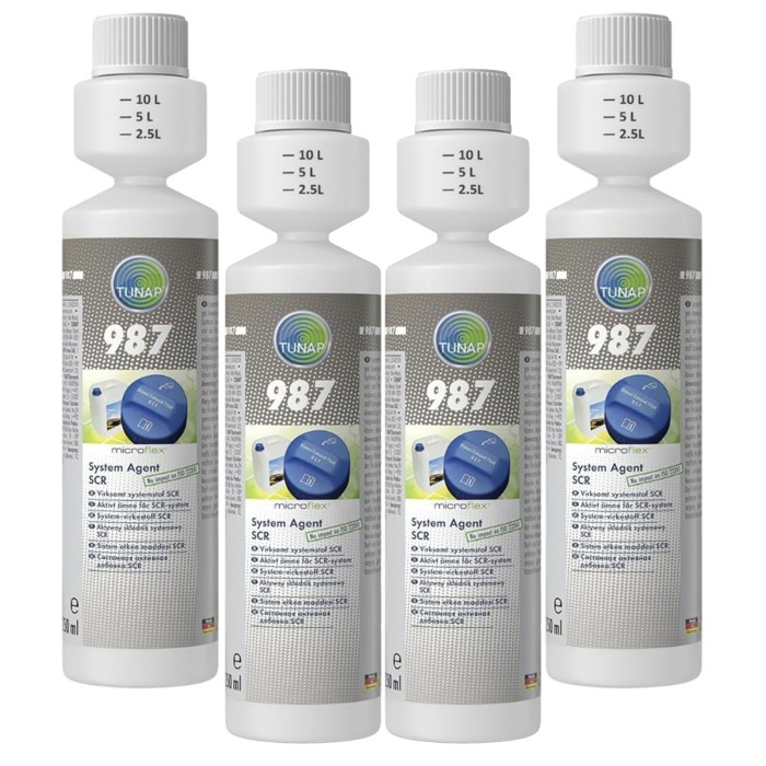 987_1-PEZZO.jpg Tunap 987 Agente attivo per SCR - Anticristallizzazione iniettori SCR Adblue (EX 988) - 4 PEZZI