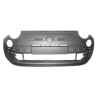 NEUTRO.jpg Paraurti Anteriore Con Primer Con Fori Modanature Fiat 500 Dal 2007 Al 2015 735456793