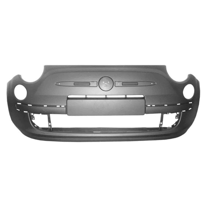 NEUTRO.jpg Paraurti Anteriore Con Primer Con Fori Modanature Fiat 500 Dal 2007 Al 2015 735456793