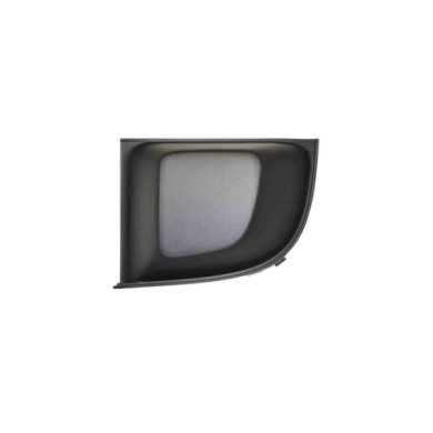 SX_SCRITTA_LOGO.jpg Griglia Sinistra Paraurti Anteriore Nera Fiat 500 Dal 2007 Al 2015 735455037