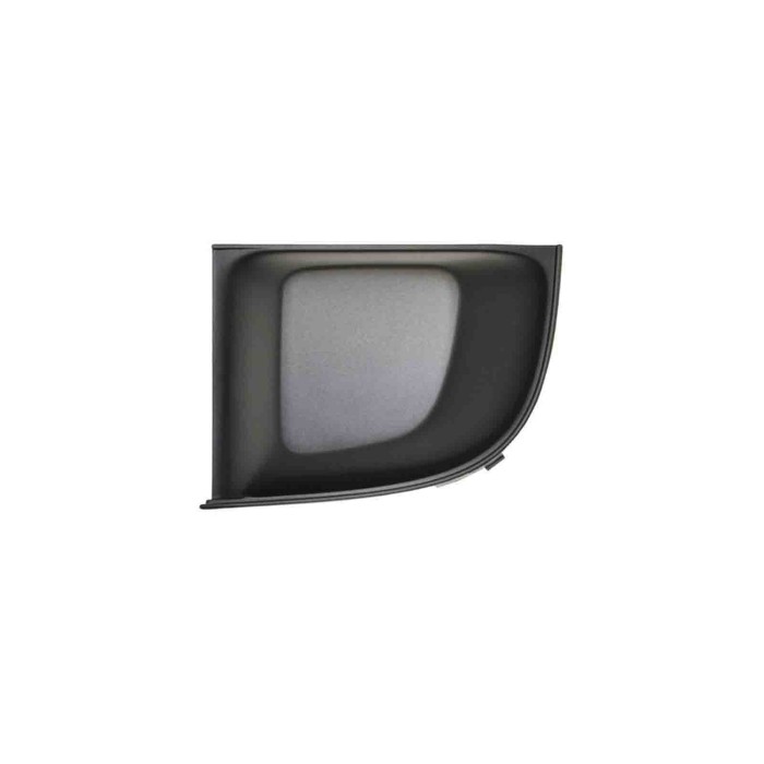 SX_SCRITTA_LOGO.jpg Griglia Sinistra Paraurti Anteriore Nera Fiat 500 Dal 2007 Al 2015 735455037