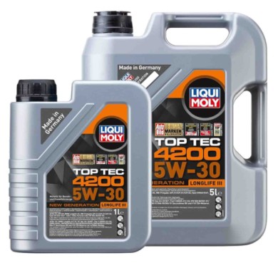 8972_1.jpg Liqui Moly 8973-8972 Top Tec 4200 5w30 6 Litri Olio Motore Benzina E Diesel