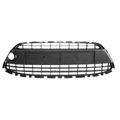 NEUTRO.jpg Griglia Paraurti Anteriore Centrale Nera Con Tappo Copri Gancio Con Fori Cornice Ford Fiesta Mk Vi Dal 2008 Al 2012 1