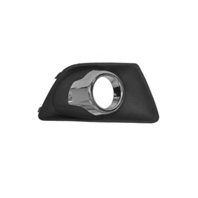 DX_SCRITTA_LOGO Griglia Destra Paraurti Anteriore Nera Goffrata Con Sede Fendi Con Cornice Cromata Ford Ecosport Dal 2013 Al 201