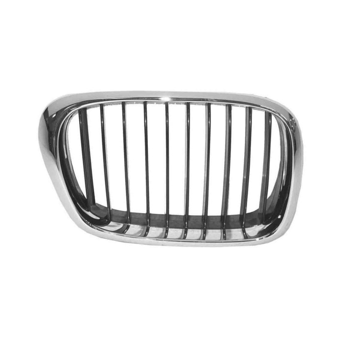 DX_SCRITTA_LOGO Griglia Radiatore Destra Cromata Nera Nera Bmw 5 Series E39 Dal 2000 Al 2003 51137005838