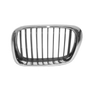 Griglia Radiatore Sinistra Cromata Nera Nera Bmw 5 Series E39 Dal 2000 Al 2003 51137005837