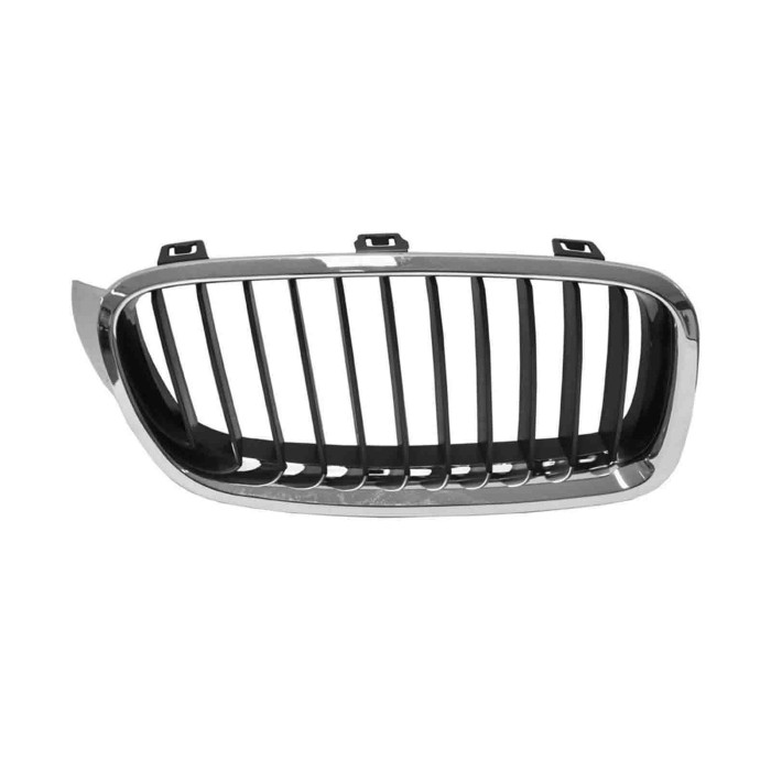DX_SCRITTA_LOGO Griglia Radiatore Destra Cromata Cromata Nera Bmw 3 Series F30/F31 Dal 2011 Al 2018 51137255412|51137255412