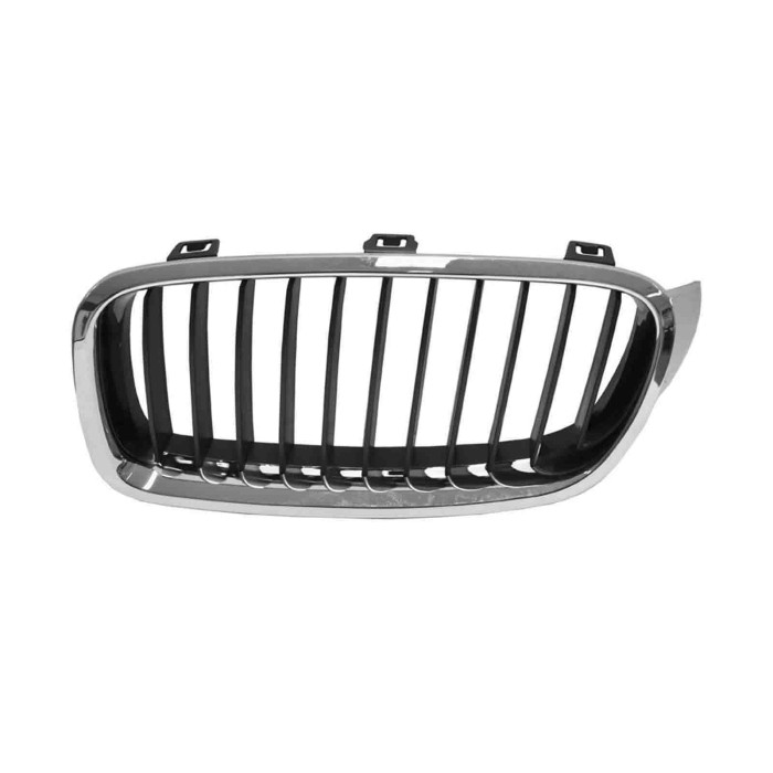 SX_SCRITTA_LOGO.jpg Griglia Radiatore Sinistra Cromata Cromata Nera Bmw 3 Series F30/F31 Dal 2011 Al 2018 51137255411|5113725541
