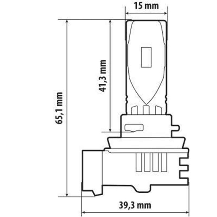57692-D-01.JPG 12v Halo Led Alien Series Kit Conversione A Led (h8) 35w Pgj19 1 1 Pz Scatola Halo Led Alien Series Kit Conversio