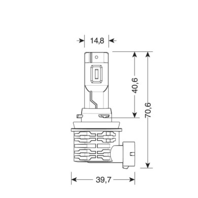57732-D-01.JPG 9/32v Halo Led Serie 10 Halo Killer (h8 H9 H11 H16) 20w Pgj19 X 2 Pz Scatola Lampa Kit Conversione Led