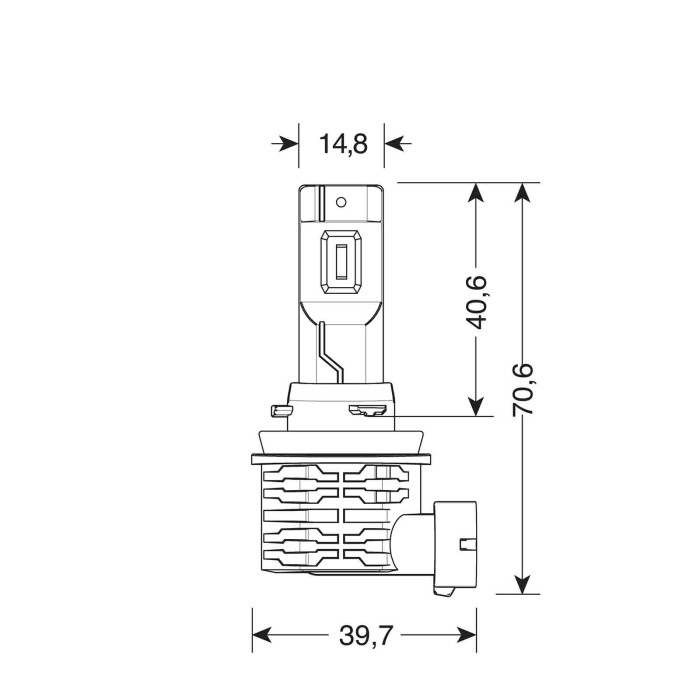 57732-D-01.JPG 9/32v Halo Led Serie 10 Halo Killer (h8 H9 H11 H16) 20w Pgj19 X 2 Pz Scatola Lampa Kit Conversione Led