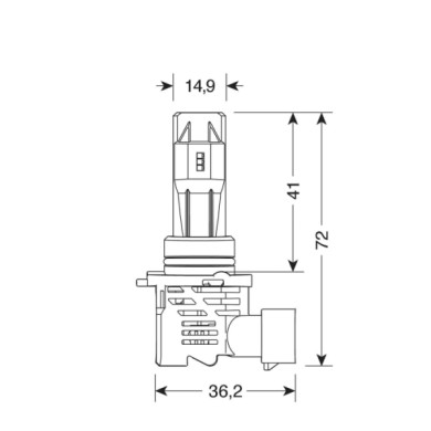 57773-S-01.JPG 9/32v Halo Led Serie 8 Halo Killer (h10 Hb3 9005) 25w P20d 2 Pz Scatola Halo Led Serie 8 Halo Killer Kit Conversi