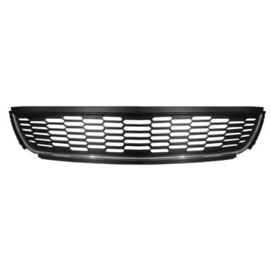 NEUTRO.jpg Griglia Paraurti Anteriore Centrale Nera Con Modanatura Cromata Volkswagen Polo Dal 2009 Al 2014 6R08536719B9