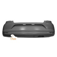 Paraurti Posteriore Con Primer Con Scarico Singolo A Sinistra Con Tracce Pdc Volkswagen Polo Dal 2014 Al 2017 6C6807421Agru