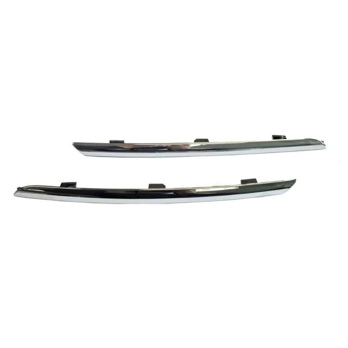 NEUTRO.jpg Kit Modanature Griglia Radiatore Cromato (Destra+Sinistra) Renault Clio Dal 2012 Al 2019 960101654R|960101654R