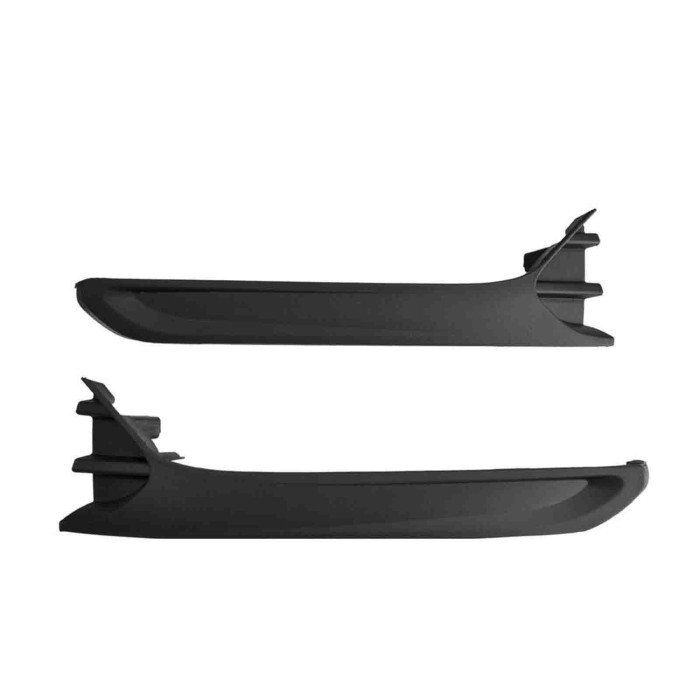 NEUTRO.jpg Kit Modanature Paraurti Anteriore Nera Goffrata (Destra+Sinistra) Renault Clio Dal 2016 Al 2019 601992482R