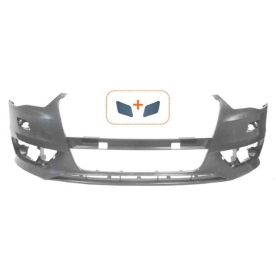 NEUTRO.jpg Paraurti Ant. Primer Tappo Copri Gancio Traino Tracce Pdc E Tappi Fori Lavafari/Attivi Audi A3 3/5 Porte 2012-2016 8V