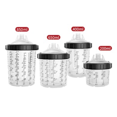 PC50650_3.jpg Tazza Graduata Vernice 650ML 1.0 Con Filtro 125/190µm Per Pistole A Spruzzo