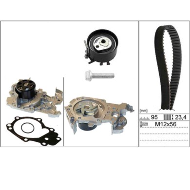 NEUTRO.jpg Pompa acqua + Kit cinghie dentate 530 0195 30 SCHAEFFLER INA per RENAULT NISSAN