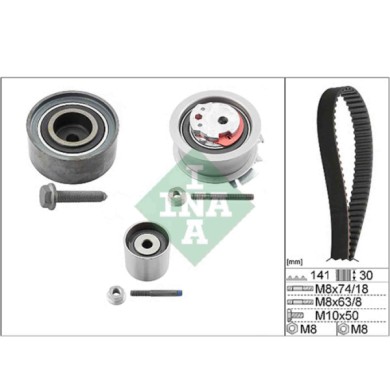 142676-large_default.jpg Kit cinghie dentate 530 0405 10 SCHAEFFLER INA per AUDI VW SEAT JEEP SKODA DODGE