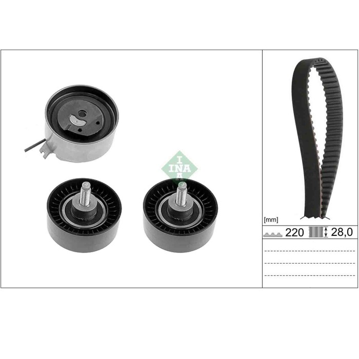 NEUTRO.jpg Kit cinghie dentate 530 0456 10 SCHAEFFLER INA per JEEP CHRYSLER DODGE LDV