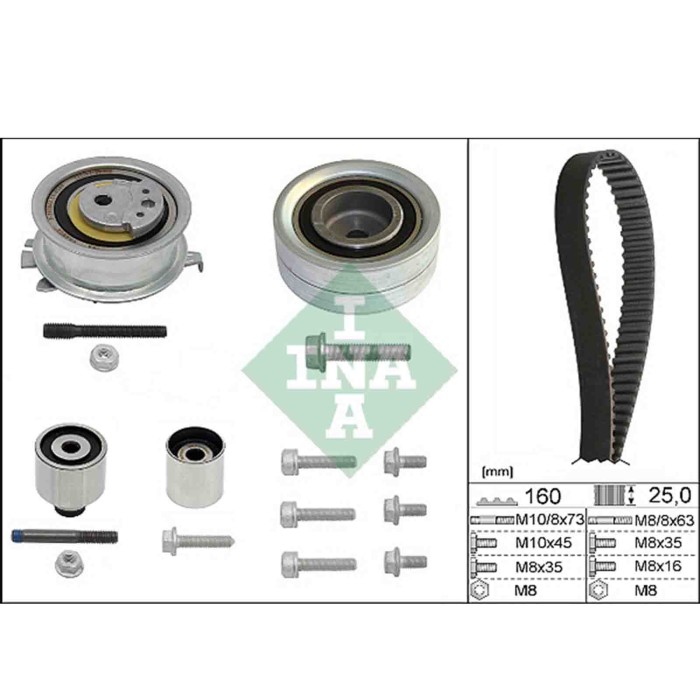 142781-large_default.jpg Kit cinghie dentate 530 0550 10 SCHAEFFLER INA per AUDI VW SEAT SKODA
