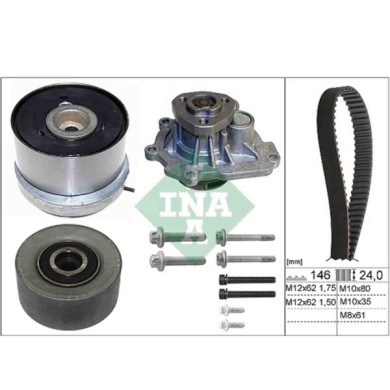 NEUTRO.jpg Pompa acqua + Kit cinghie dentate 530 0724 30 SCHAEFFLER INA per OPEL FIAT SAAB