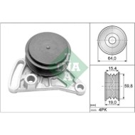 531030910_1.JPG Rullo tenditore Cinghia Poly-V 531 0309 10 SCHAEFFLER INA per AUDI VW SKODA