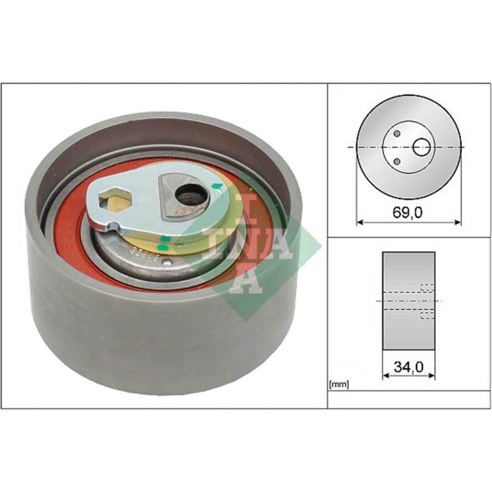 143334-large_default.jpg Rullo tenditore Cinghia dentata 531 0505 10 SCHAEFFLER INA