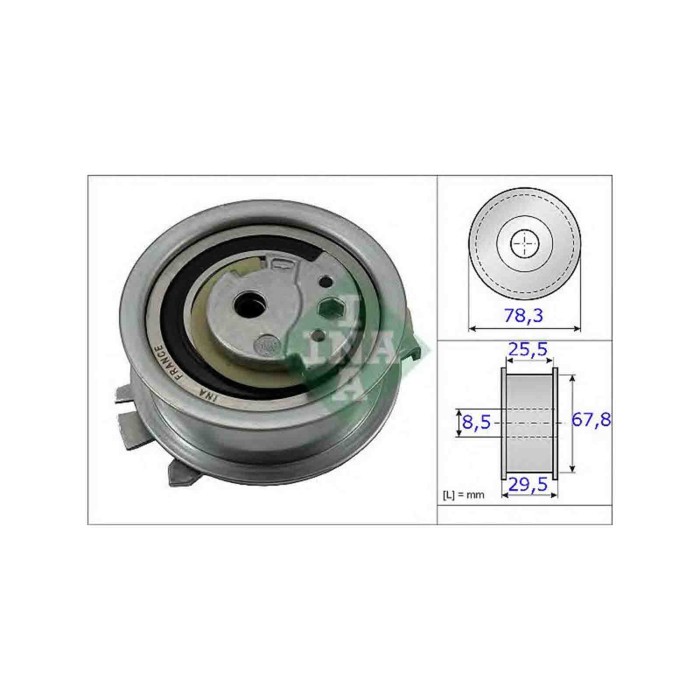 531082510_2.JPG Rullo tenditore Cinghia dentata 531 0825 10 SCHAEFFLER INA per AUDI VW SEAT