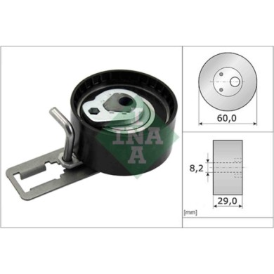 NEUTRO.jpg Rullo tenditore Cinghia dentata 531 0884 10 SCHAEFFLER INA per PEUGEOT Citroen