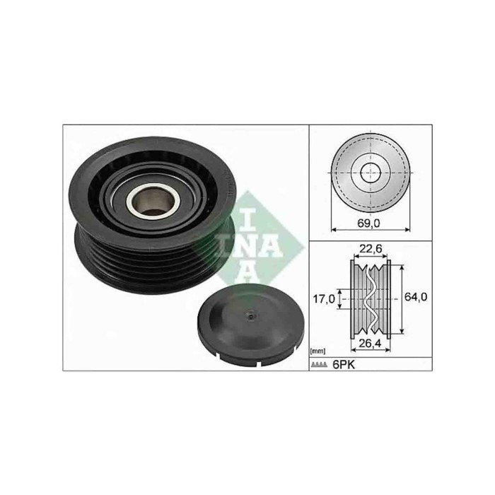 532016010_2.JPG Galoppino/Guidacinghia Cinghia Poly-V 532 0160 10 SCHAEFFLER INA per AUDI VW