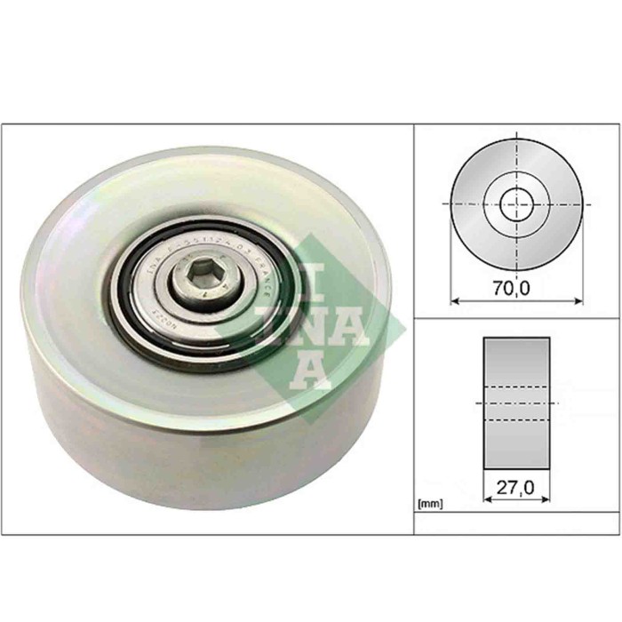 532039810_1.JPG Galoppino/Guidacinghia Cinghia Poly-V 532 0398 10 SCHAEFFLER INA per BMW