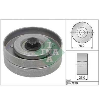 532040230_1.JPG Galoppino/Guidacinghia Cinghia Poly-V 532 0402 30 SCHAEFFLER INA per OPEL HONDA