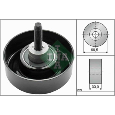 532040530_1.JPG Galoppino/Guidacinghia Cinghia Poly-V 532 0405 30 SCHAEFFLER INA per FORD