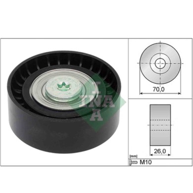 532043410_1.JPG Galoppino/Guidacinghia Cinghia Poly-V 532 0434 10 SCHAEFFLER INA per PEUGEOT