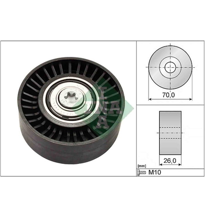 532050510_1.JPG Galoppino/Guidacinghia Cinghia Poly-V 532 0505 10 SCHAEFFLER INA per OPEL FIAT