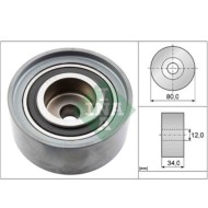 532052710_1.JPG Galoppino/Guidacinghia Cinghia dentata 532 0527 10 SCHAEFFLER INA per AUDI VW