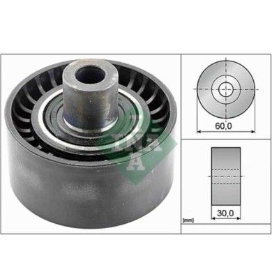 532053810_1.JPG Galoppino/Guidacinghia Cinghia Poly-V 532 0538 10 SCHAEFFLER INA per PEUGEOT