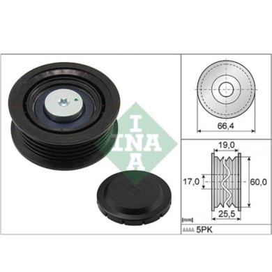 532064210_2.JPG Galoppino/Guidacinghia Cinghia Poly-V 532 0642 10 SCHAEFFLER INA per HYUNDAI