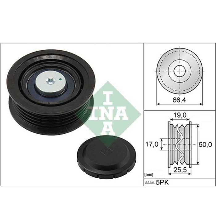 532064210_2.JPG Galoppino/Guidacinghia Cinghia Poly-V 532 0642 10 SCHAEFFLER INA per HYUNDAI