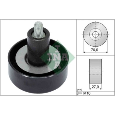 532065710_2.JPG Galoppino/Guidacinghia Cinghia Poly-V 532 0657 10 SCHAEFFLER INA per HYUNDAI