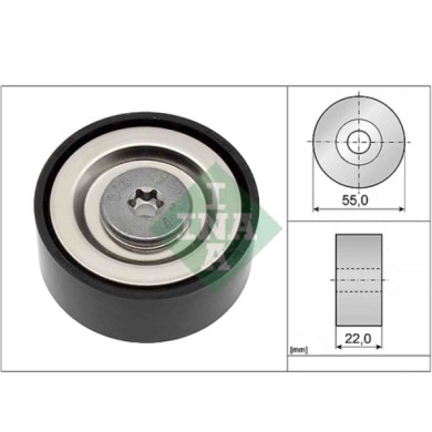 532072010_2.JPG Galoppino/Guidacinghia Cinghia Poly-V 532 0720 10 SCHAEFFLER INA per TOYOTA