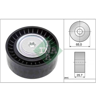 532090710_2.JPG Galoppino/Guidacinghia Cinghia Poly-V 532 0907 10 SCHAEFFLER INA per PEUGEOT